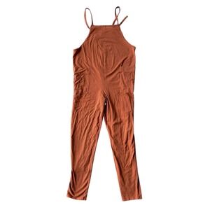 Storq Jumpsuit Size 1 XS Extra Small Women's Anytime Overalls Cinnamon Maternity